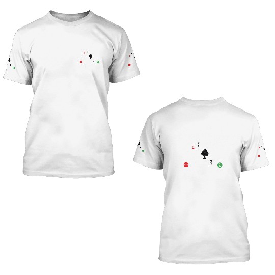 Blackjack Gambling 21 Blackjack 3D T Shirts