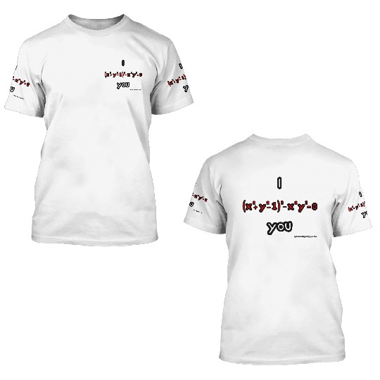 I Love You Function 3D T Shirts