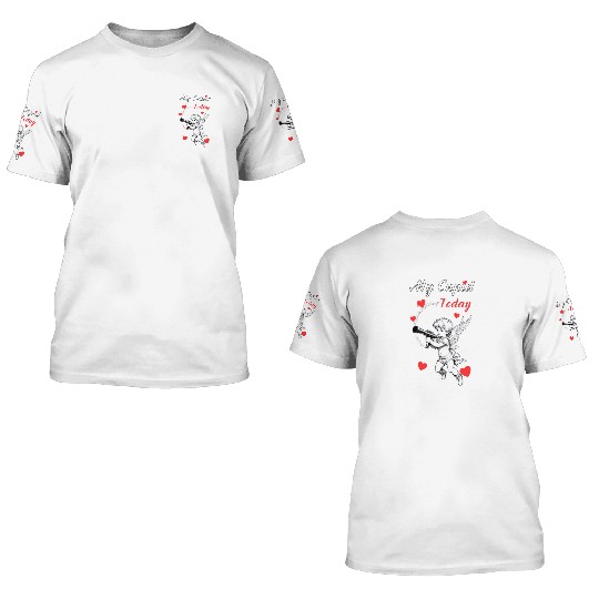 Valentines day, my cupid today. 3D T Shirts