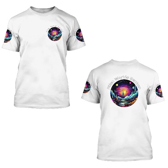 Alien Worlds Beckon 3D T Shirts