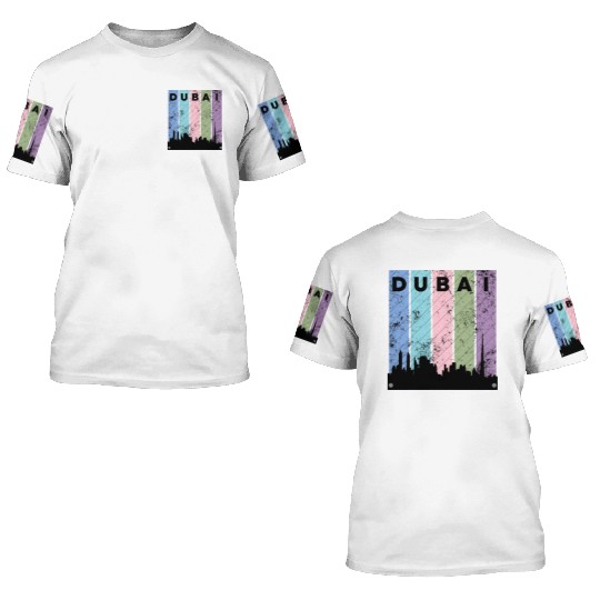 Dubai Love City 3D T Shirts