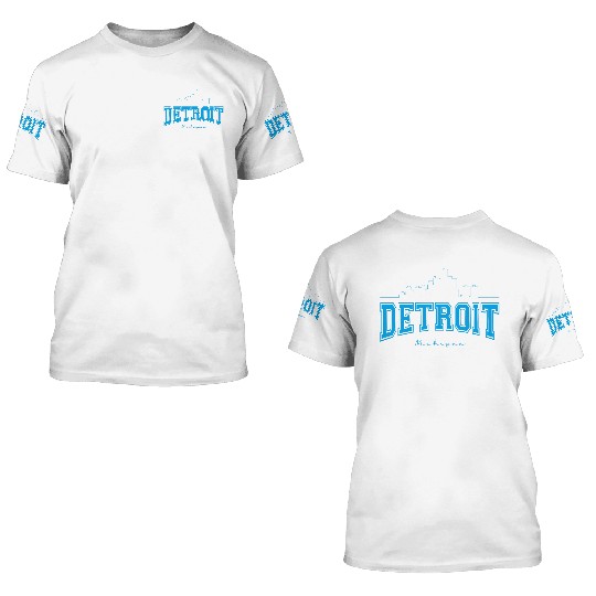 Detroit 3D T Shirts