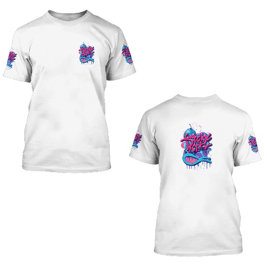 graffiti logo 3D T Shirts