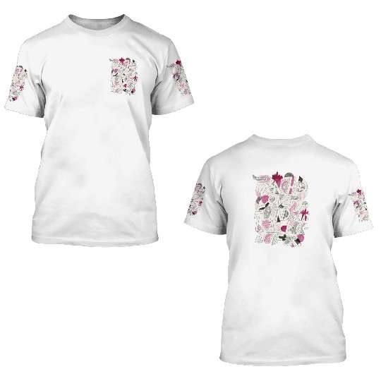 Street graffiti 3D T Shirts