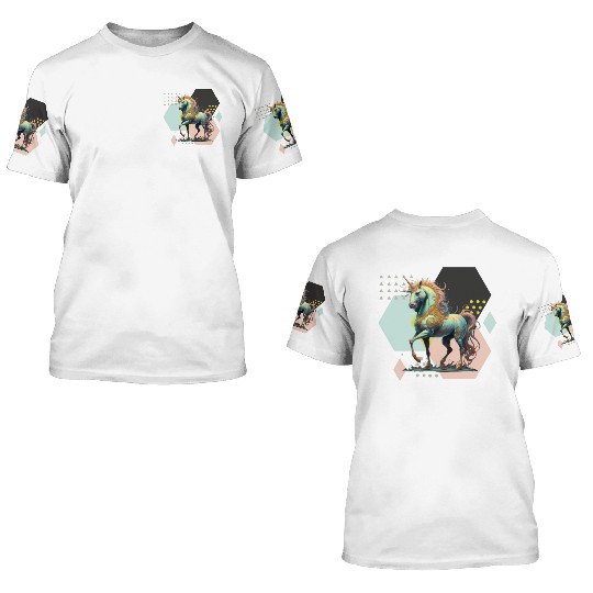 Unicorn 3D T Shirts