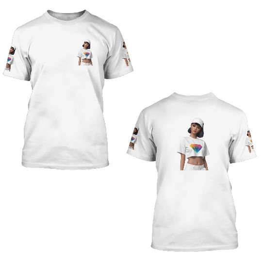 Girlfriend/wife material 3D T Shirts