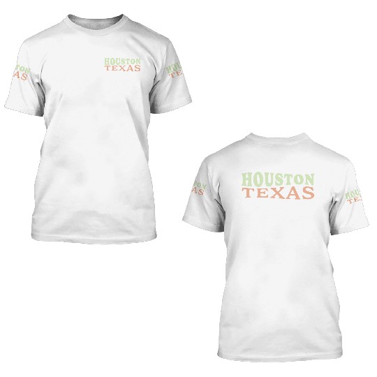Houston (TX) USA 3D T Shirts