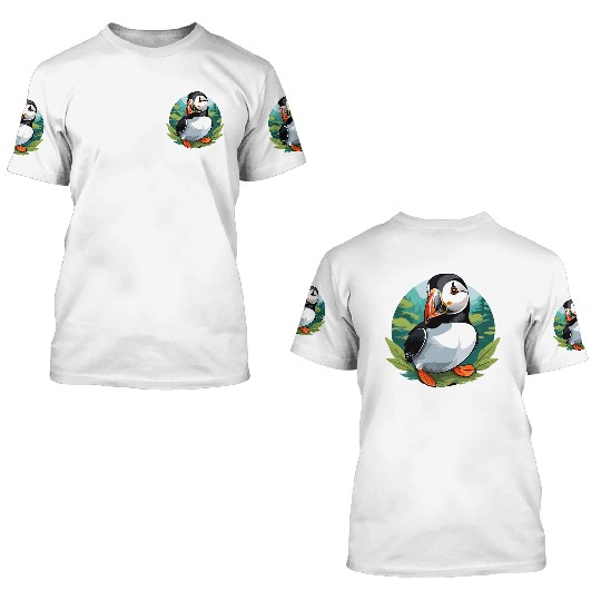 Puffin 3D T Shirts