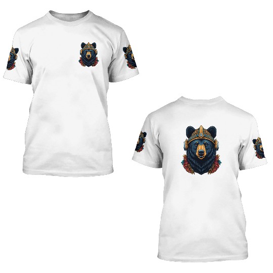 Black Bear 3D T Shirts