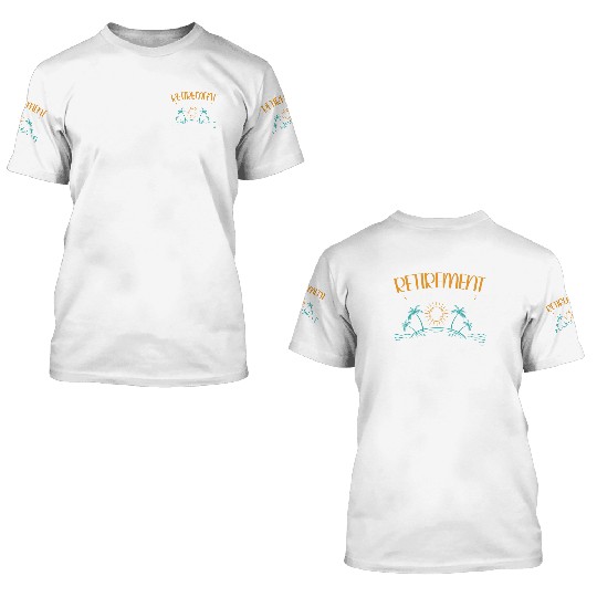 2024 Retirement Countdown Beach 3D T Shirts
