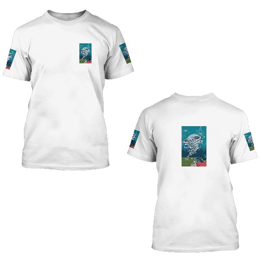 Camera & Tornado Videographer Gift 3D T Shirts