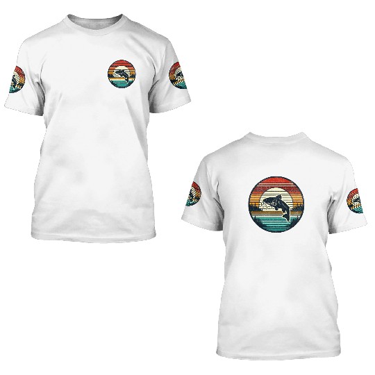 Flathead Catfish Fishing 3D T Shirts