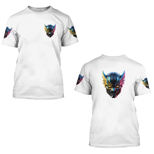 Robot Wolverines 3D T Shirts