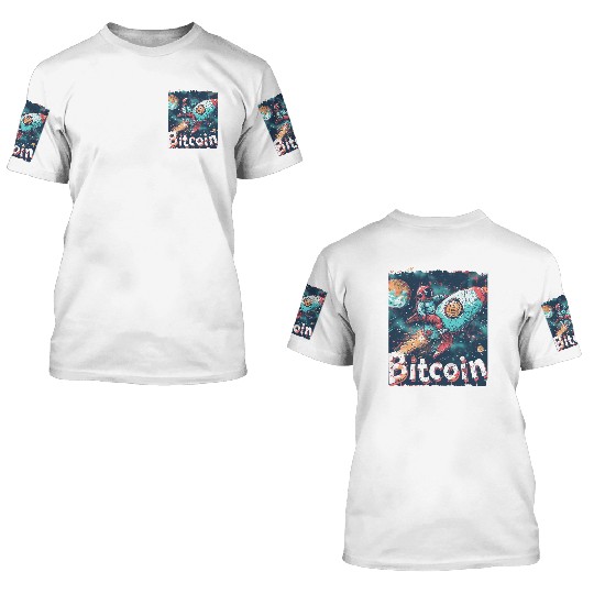 Pi day 3.14 Crypto Bitcoin Currency Change The 3D T Shirts