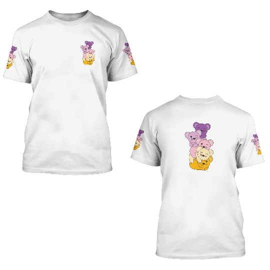 Trixic Flag Pride Lgbtq Cute Mouse 3D T Shirts