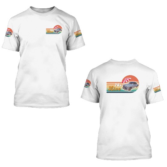 Retro old school style 3D T Shirts