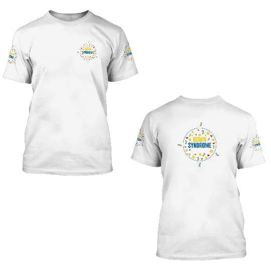 Down Syndrome Awareness 3D T Shirts, Embrace Inclusion