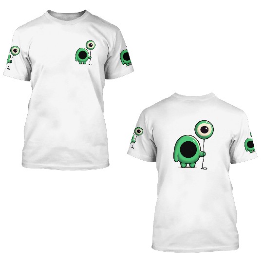 Eye Balloon 3D T Shirts