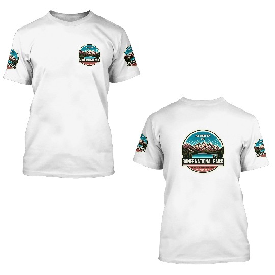 Banff National Park, Alberta Canada grizzly bears 3D T Shirts
