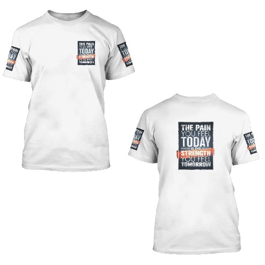 quotes inspirational 3D T Shirts