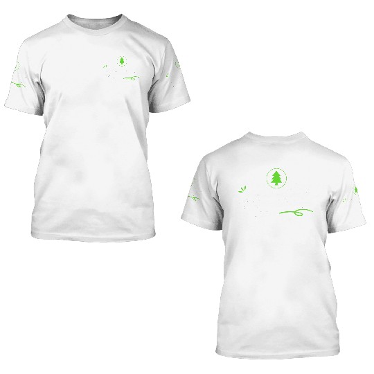 a better planet is possible with trees. 3D T Shirts
