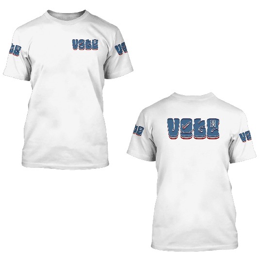 Retro Vote - 2024 Elections 3D T Shirts