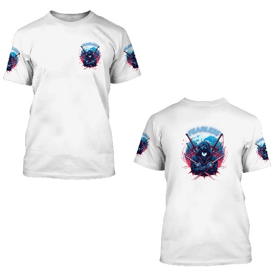 fearless assasin 3D T Shirts
