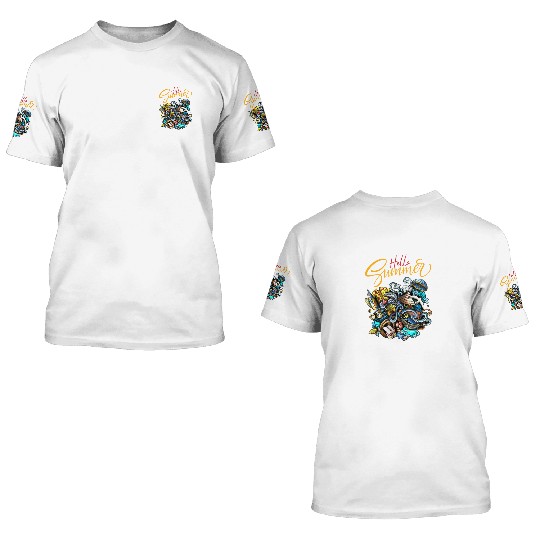 Summer Vibes 3D T Shirts