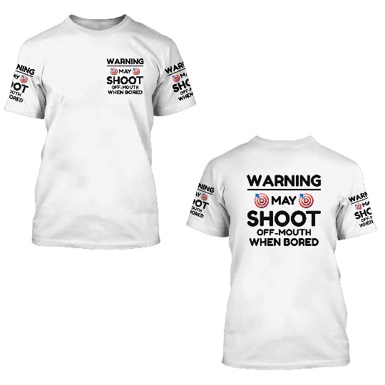 Archery Targets Archer Bullseye Shooting Sport 3D T Shirts