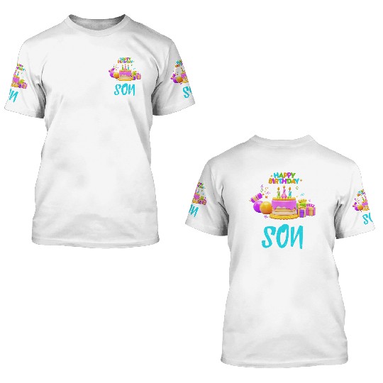 FAMILY - SON 3D T Shirts