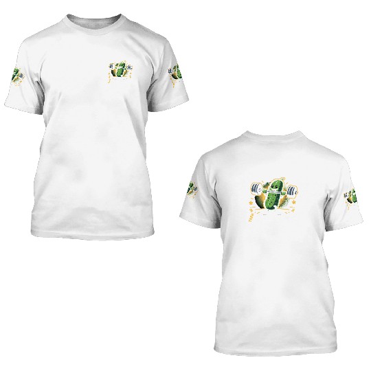 Pickle Lover Funny Pickle Dill pickle Pickled 3D T Shirts