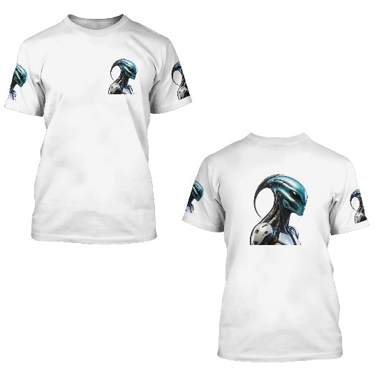 Cyber Alien Darg 3D T Shirts
