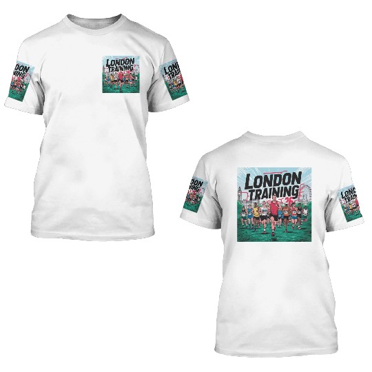 London Marathon by Kalam 3D T Shirts