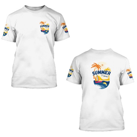 Summer time 3D T Shirts