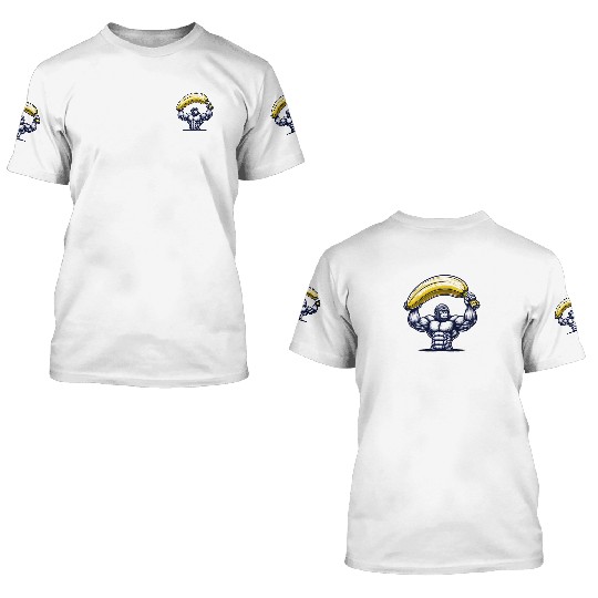Monkey with Big Banana 3D T Shirts