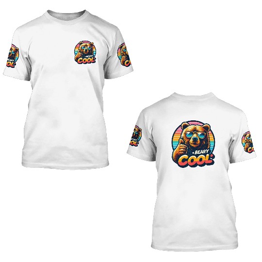 Beary Cool 3D T Shirts
