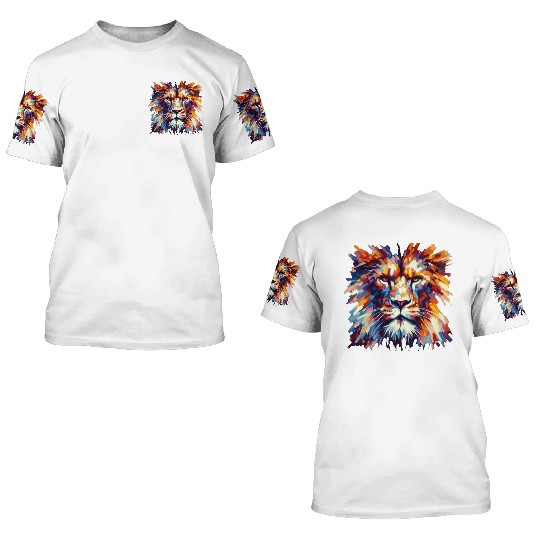 THE KING LION 3D T Shirts