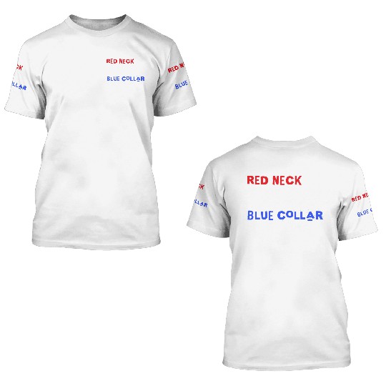 Red White Blue 3D T Shirts