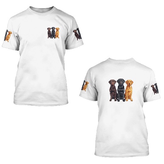 Labrador CELEBRATE DIVERSITY Labrador Owner 3D T Shirts