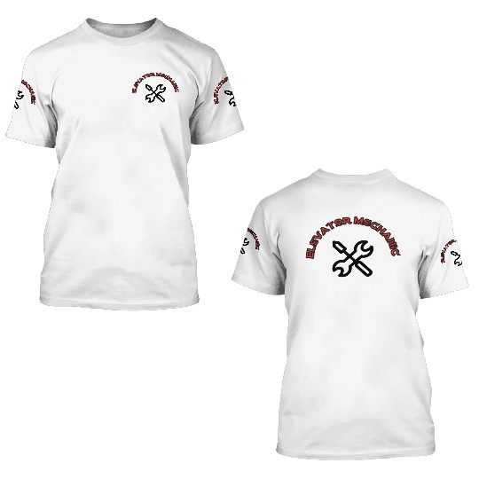 Elevator Mechanic 3D T Shirts