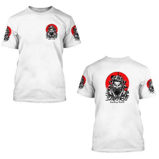Samurai Warrior 3D T Shirts