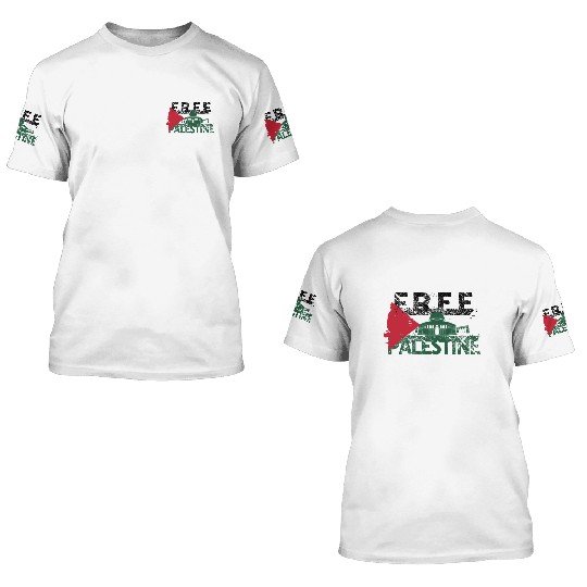 free palestine 3D T Shirts