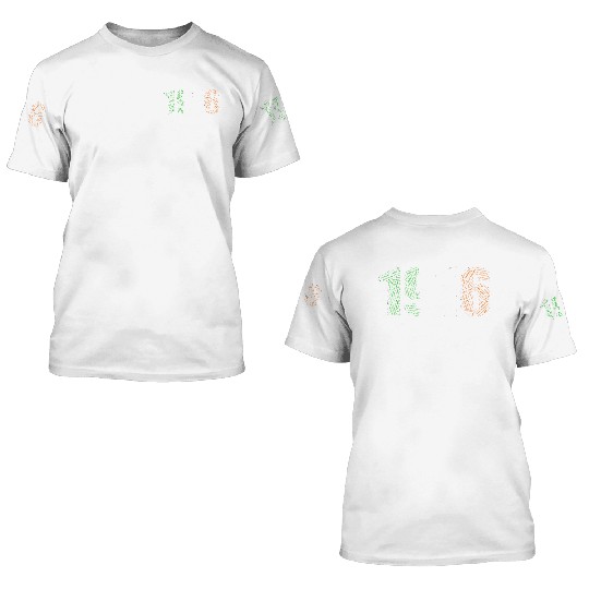 Easter 1916 Wordcloud 3D T Shirts