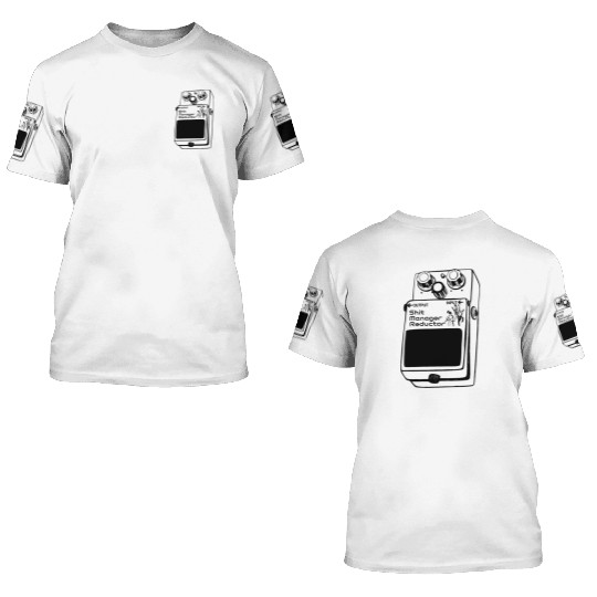New Guitar pedal 3D T Shirts shit manager reductor