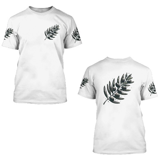 olive branch 3D T Shirts