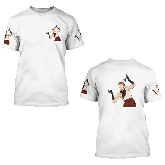 Eddie in Cabaret 3D T Shirts