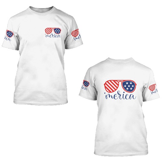 merica 3D T Shirts