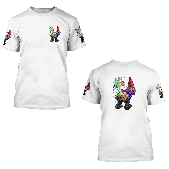 Lady Boy Gnome 3D T Shirts