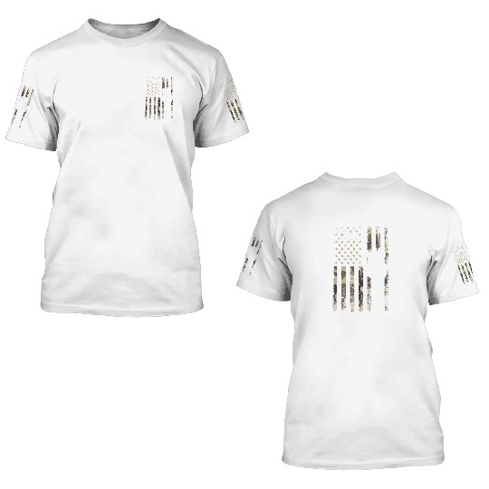 American Flag US, air traffic controller 3D T Shirts