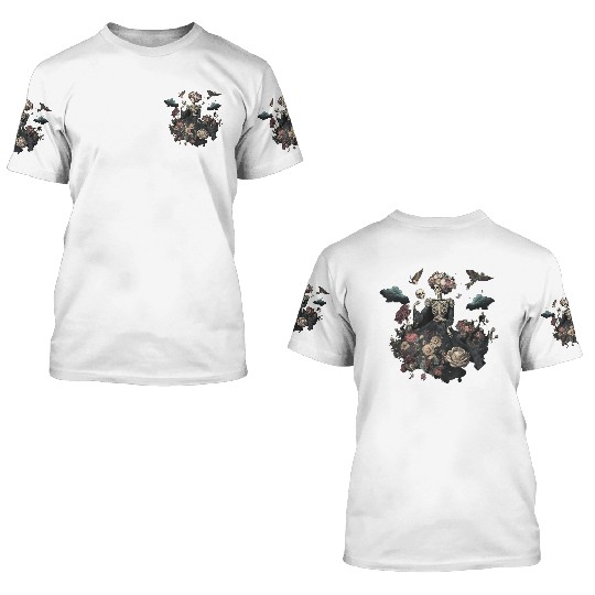 Aesthetic clothes Fairycore Gothic 3D T Shirts
